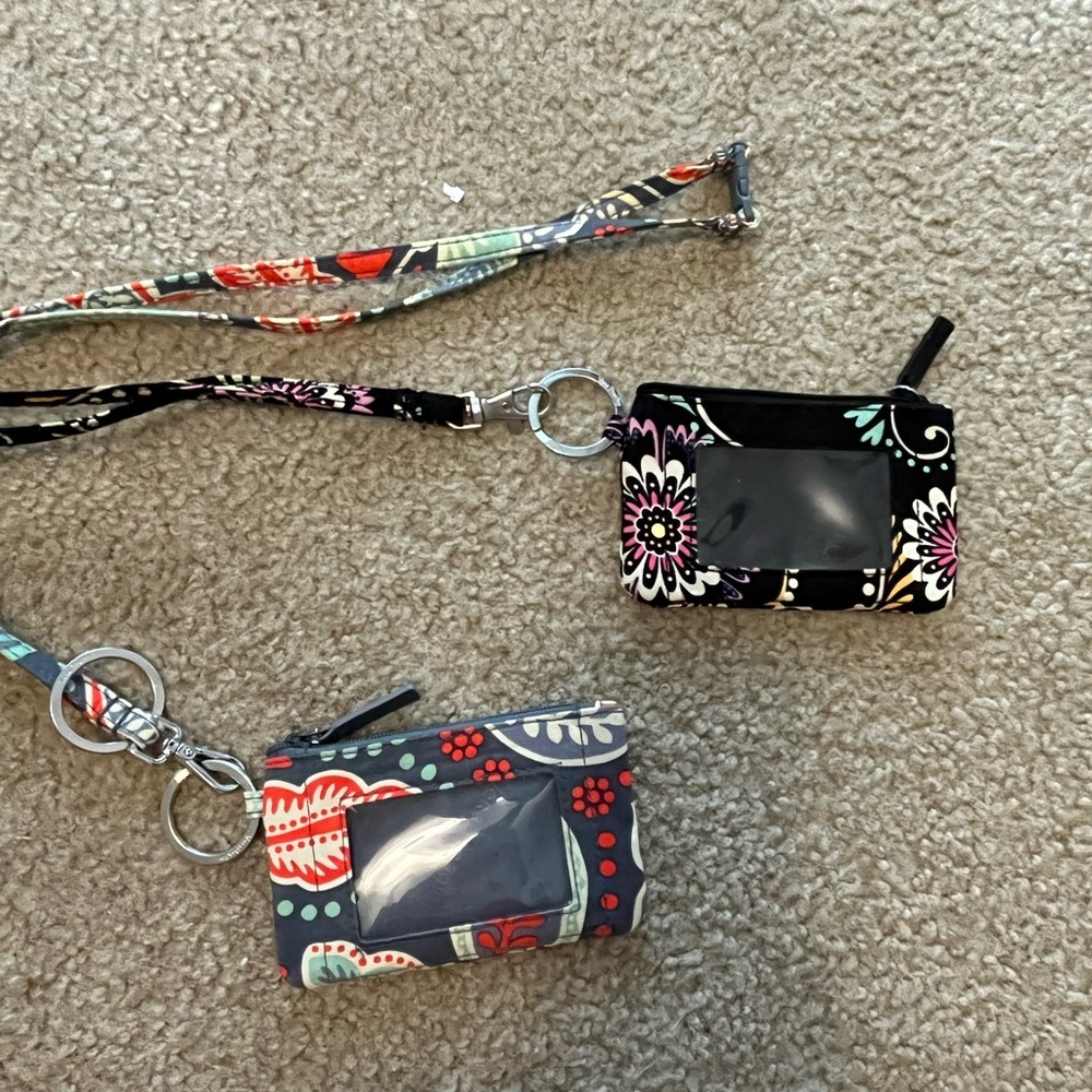 Vera Bradley lanyards 2 pack